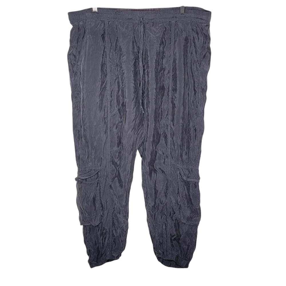 Johnny Was Jaspin Jogger Cargo Pants‎ Cupra Drawstring Pete & Greta Women's L
